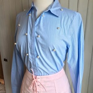 NWT Jones NY Button-up Blouse